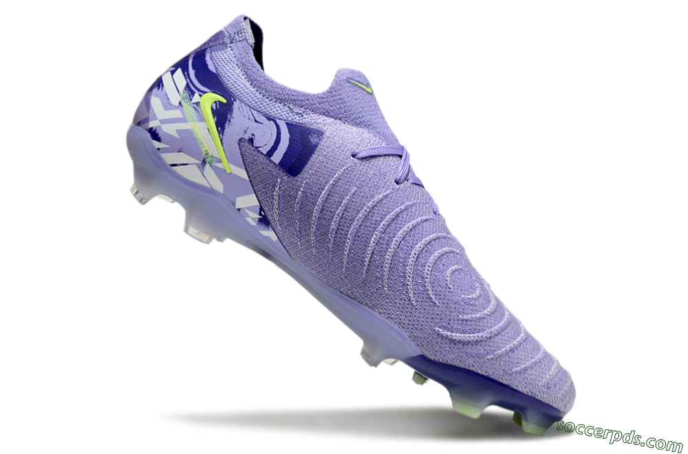 Nike Phantom Luna Elite FG Low-Tops Football Boots - Purple/Yellow/White 5