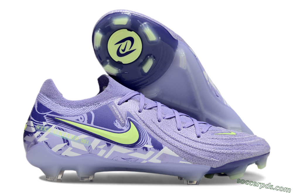 Nike Phantom Luna Elite FG Low-Tops Football Boots - Purple/Yellow/White 1