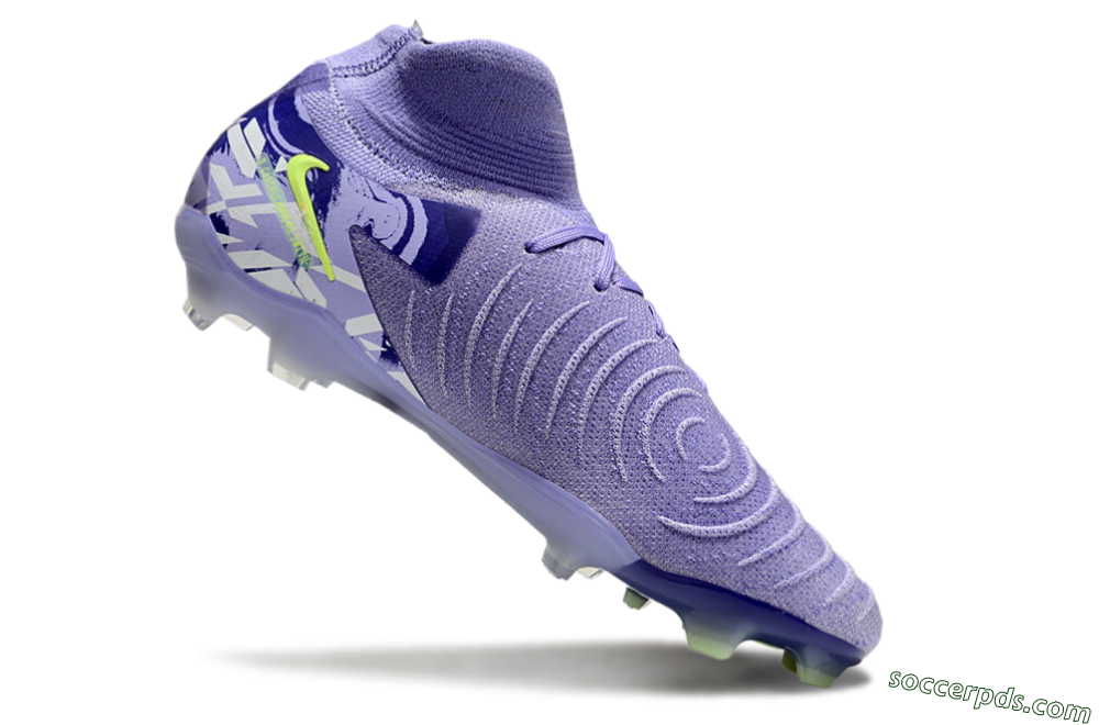 Nike Phantom Luna Elite FG High-Tops Football Boots - Purple/Yellow/White 5