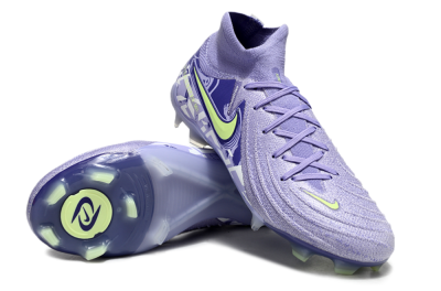 Nike Phantom Luna Elite FG High-Tops Football Boots - Purple/Yellow/White
