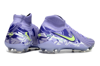 Nike Phantom Luna Elite FG High-Tops Football Boots - Purple/Yellow/White