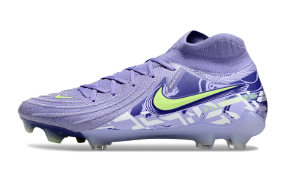 Nike Phantom Luna Elite FG High-Tops Football Boots - Purple/Yellow/White