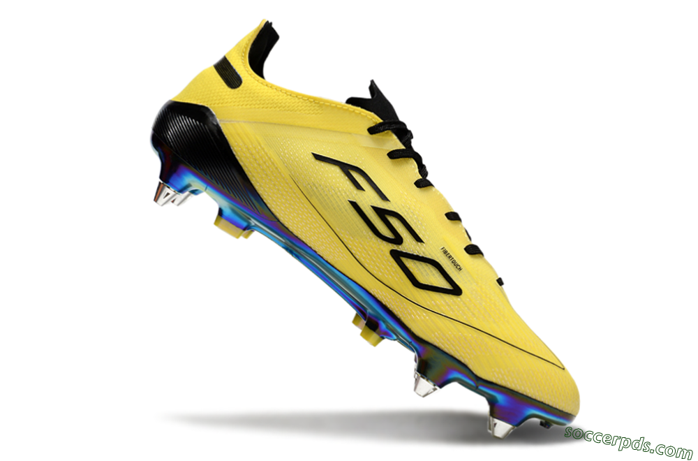 Adidas F50 Elite SG Low-Tops Football Boots - Yellow/Black/Gold 4