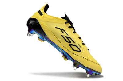 Adidas F50 Elite SG Low-Tops Football Boots - Yellow/Black/Gold