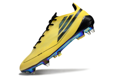 Adidas F50 Elite SG Low-Tops Football Boots - Yellow/Black/Gold