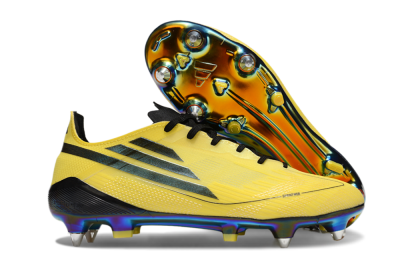 Adidas F50 Elite SG Low-Tops Football Boots - Yellow/Black/Gold