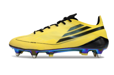 Adidas F50 Elite SG Low-Tops Football Boots - Yellow/Black/Gold