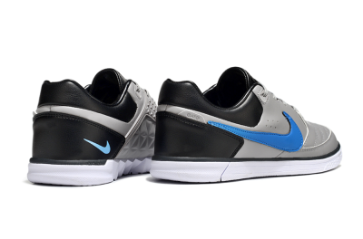 Nike Street Gato IC Low-Tops Football Shoes - Grey/Blue/Black