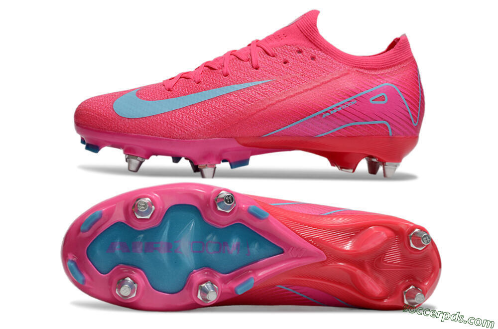 Nike Air Zoom Mercurial Vapor 16 Elite SG Low-Tops Football Boots - Pink/Jade 0