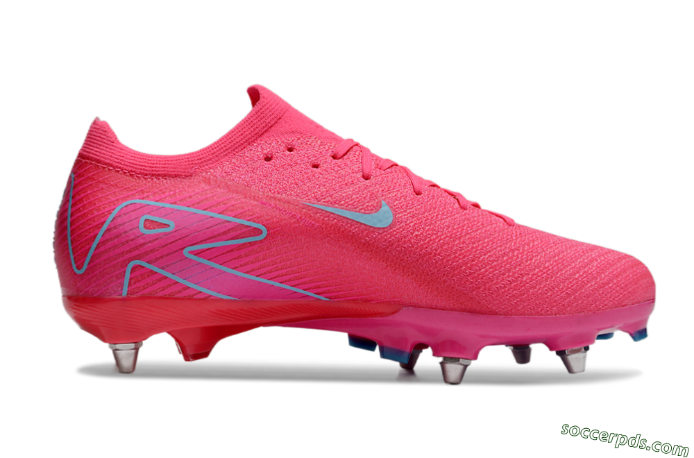 Nike Air Zoom Mercurial Vapor 16 Elite SG Low-Tops Football Boots - Pink/Jade 7