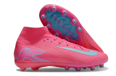 Nike Air Zoom Mercurial Superfly 10 Elite AG High-Tops Football Boots - Pink/Jade