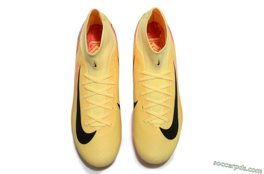 Nike Air Zoom Mercurial Superfly 10 Academy AG High-Tops Football Boots - Yellow/Black/Red 4
