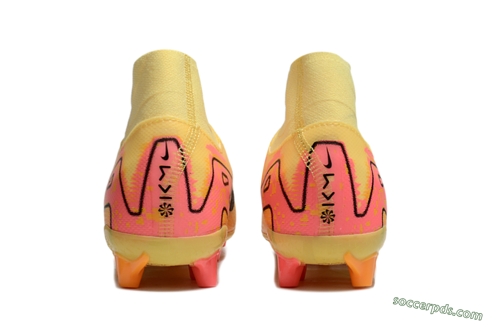 Nike Air Zoom Mercurial Superfly 10 Academy AG High-Tops Football Boots - Yellow/Black/Red 5