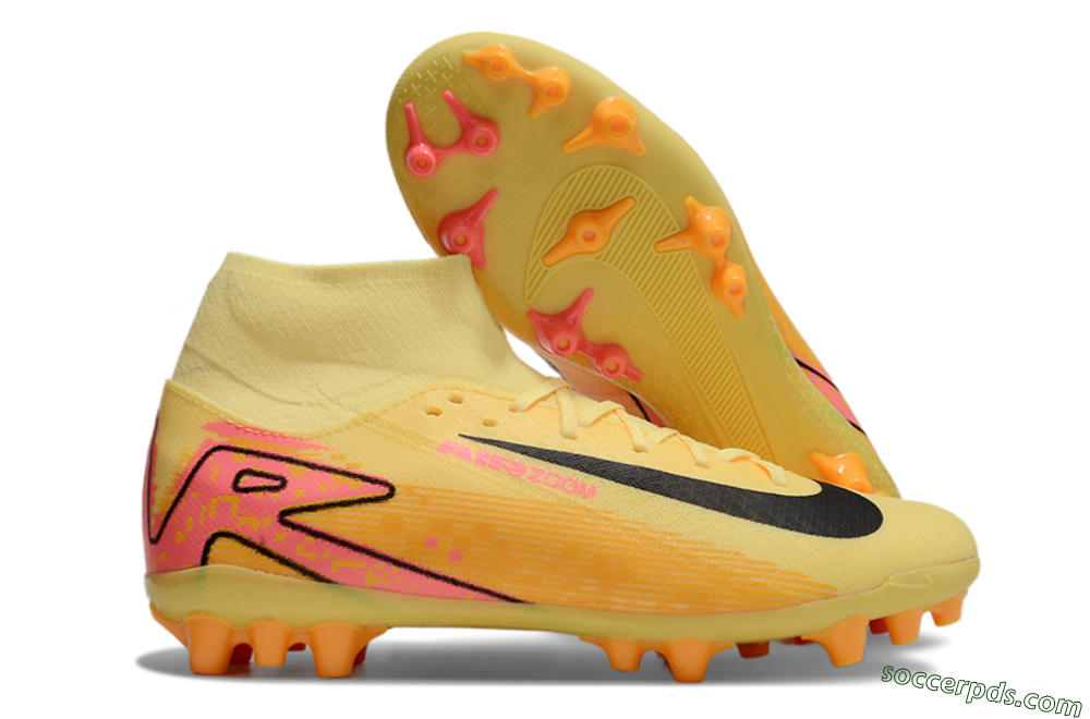 Nike Air Zoom Mercurial Superfly 10 Academy AG High-Tops Football Boots - Yellow/Black/Red 1