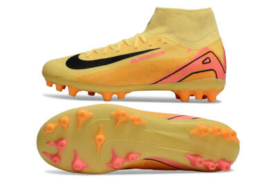 Nike Air Zoom Mercurial Superfly 10 Academy AG High-Tops Football Boots - Yellow/Black/Red