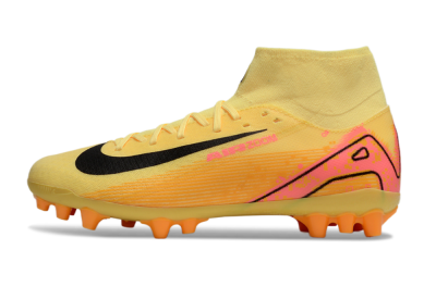 Nike Air Zoom Mercurial Superfly 10 Academy AG High-Tops Football Boots - Yellow/Black/Red