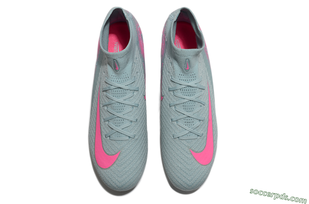 Nike Air Zoom Mercurial Superfly 10 Elite SG High-Tops Football Boots - Jade/Pink 4