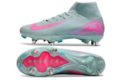 Nike Air Zoom Mercurial Superfly 10 Elite SG High-Tops Football Boots - Jade/Pink