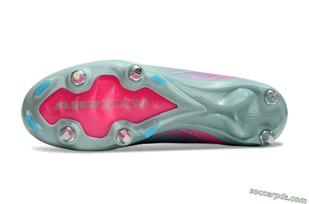 Nike Air Zoom Mercurial Superfly 10 Elite SG High-Tops Football Boots - Jade/Pink 6