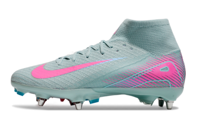 Nike Air Zoom Mercurial Superfly 10 Elite SG High-Tops Football Boots - Jade/Pink