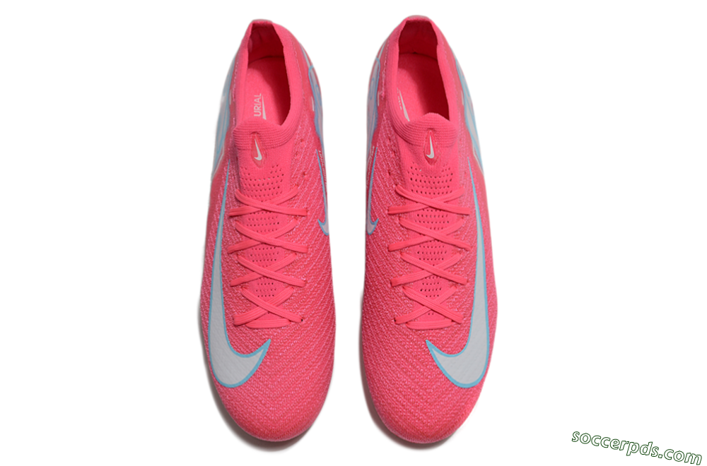 Nike Air Zoom Mercurial Vapor 16 Elite FG Low-Tops Football Boots - Pink/White/Jade 4