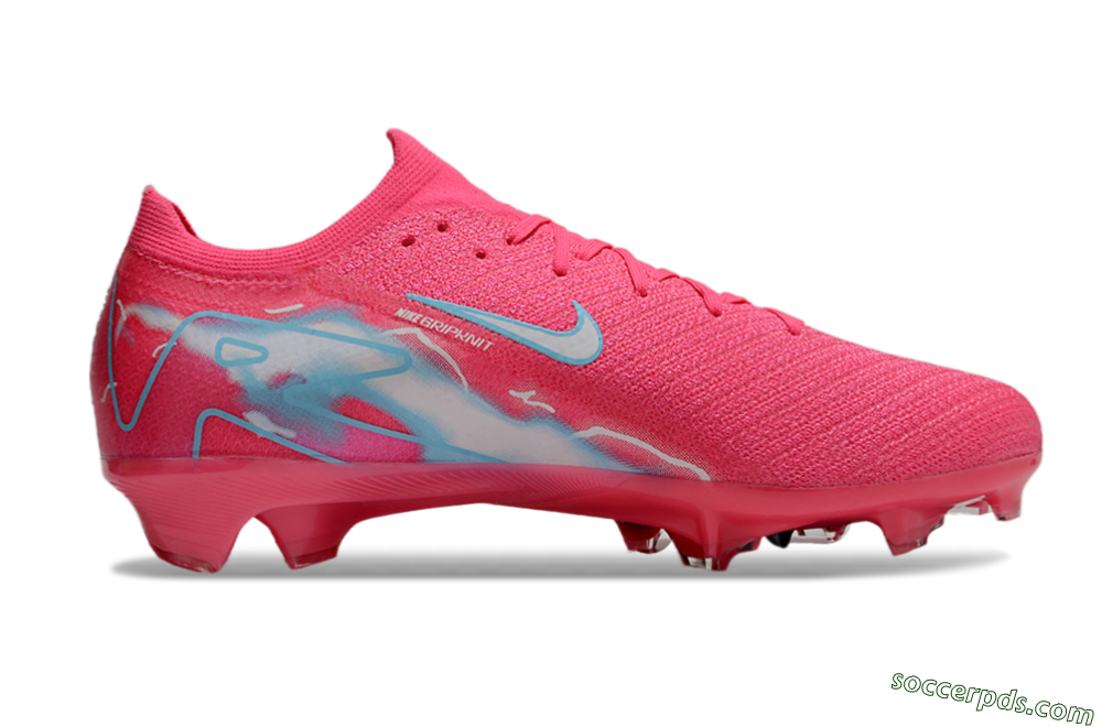 Nike Air Zoom Mercurial Vapor 16 Elite FG Low-Tops Football Boots - Pink/White/Jade 7