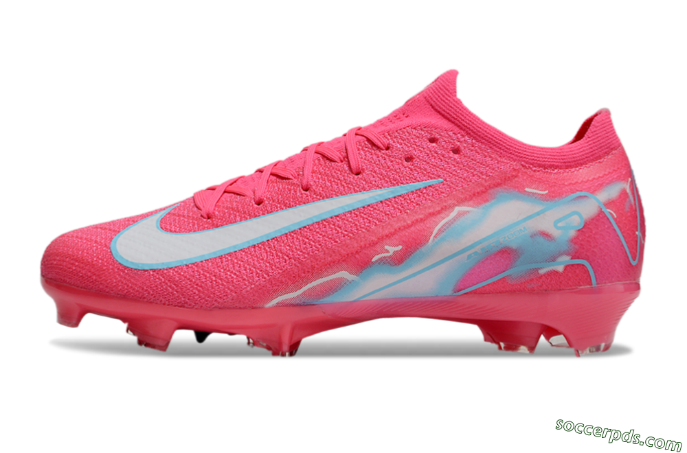 Nike Air Zoom Mercurial Vapor 16 Elite FG Low-Tops Football Boots - Pink/White/Jade 2