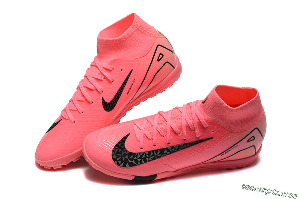 Nike Air Zoom Mercurial Superfly 10 Elite TF High-Tops Football Shoes - Red/Black 3