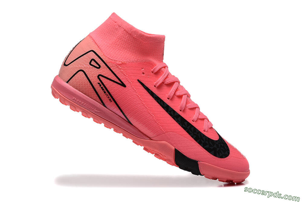 Nike Air Zoom Mercurial Superfly 10 Elite TF High-Tops Football Shoes - Red/Black 4