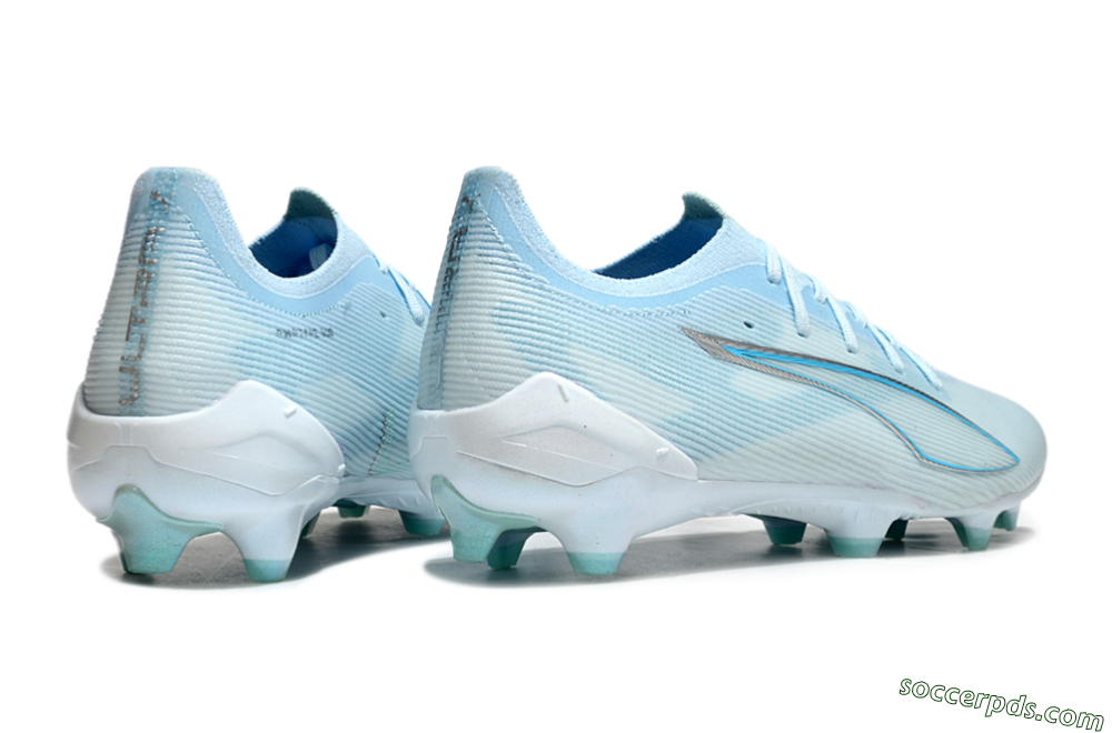 Puma Ultra Ultimate FG Low-Tops Football Boots - Jade/Silver/Blue 6