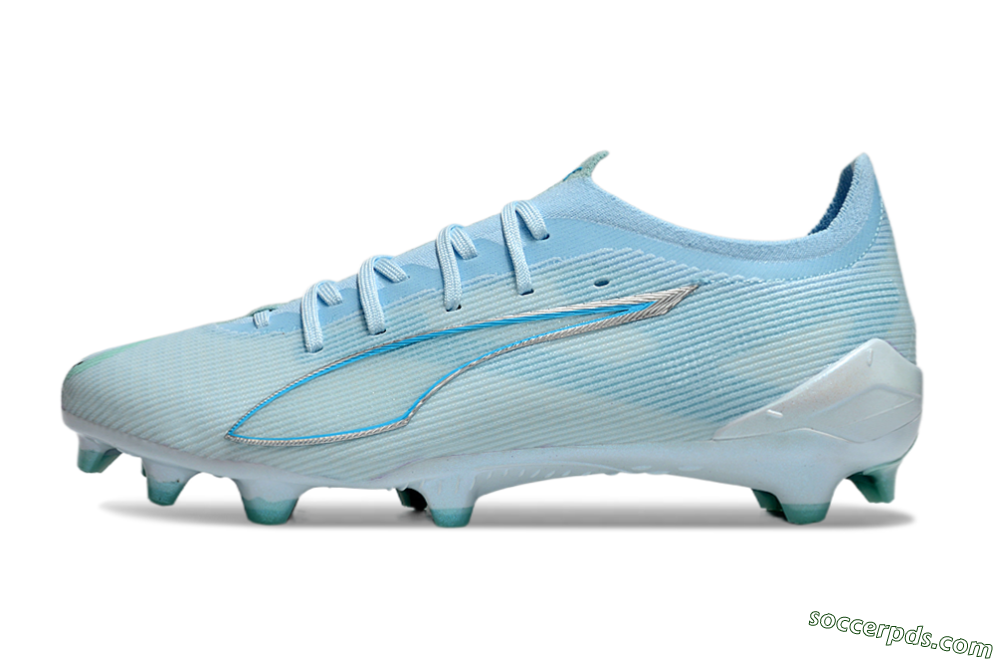 Puma Ultra Ultimate FG Low-Tops Football Boots - Jade/Silver/Blue 2