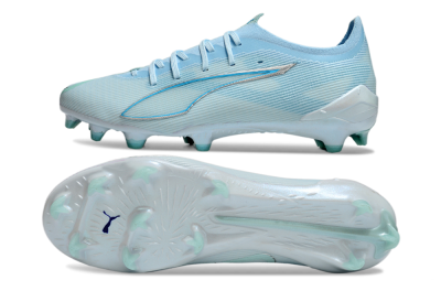 Puma Ultra Ultimate FG Low-Tops Football Boots - Jade/Silver/Blue