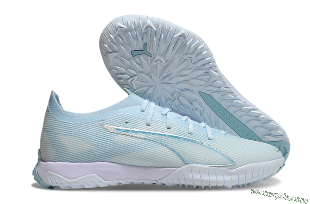 Puma Ultra Ultimate TF Low-Tops Football Boots - Jade/Silver/Blue 1