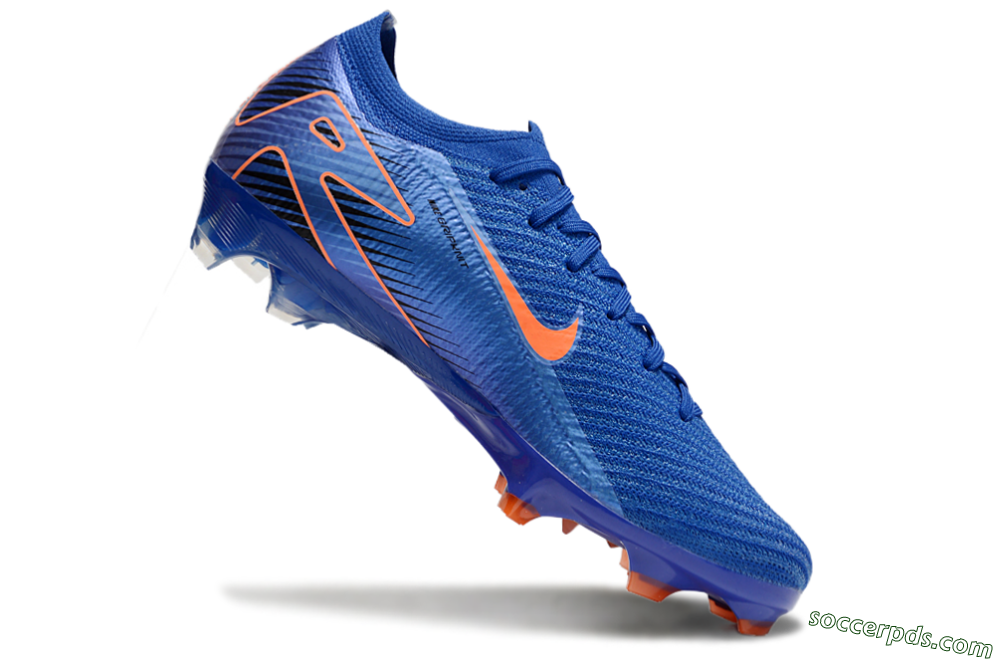 Nike Air Zoom Mercurial Vapor 16 Elite FG Low-Tops Football Boots - Blue/Orange 4