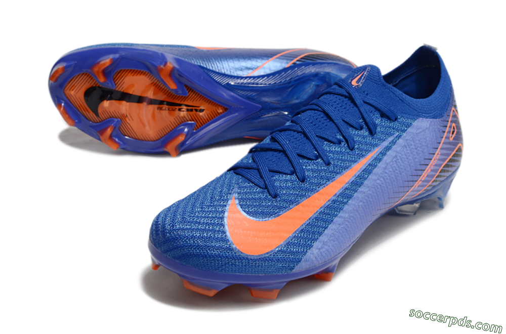 Nike Air Zoom Mercurial Vapor 16 Elite FG Low-Tops Football Boots - Blue/Orange 3