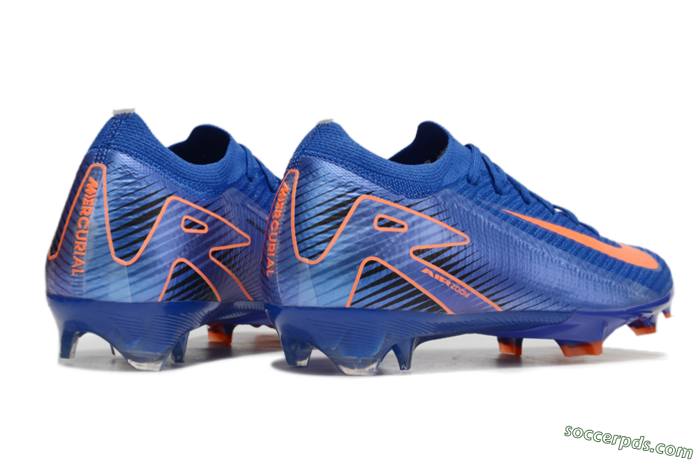 Nike Air Zoom Mercurial Vapor 16 Elite FG Low-Tops Football Boots - Blue/Orange 6