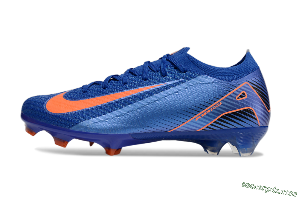 Nike Air Zoom Mercurial Vapor 16 Elite FG Low-Tops Football Boots - Blue/Orange 2
