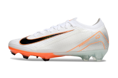 Nike Air Zoom Mercurial Vapor 16 Elite FG Low-Tops Football Boots - White/Black/Orange