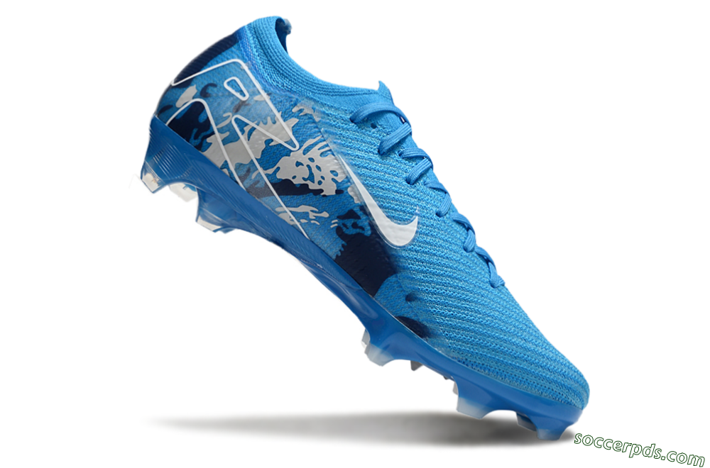 Nike Air Zoom Mercurial Vapor 16 Elite FG Low-Tops Football Boots - Blue/White 4
