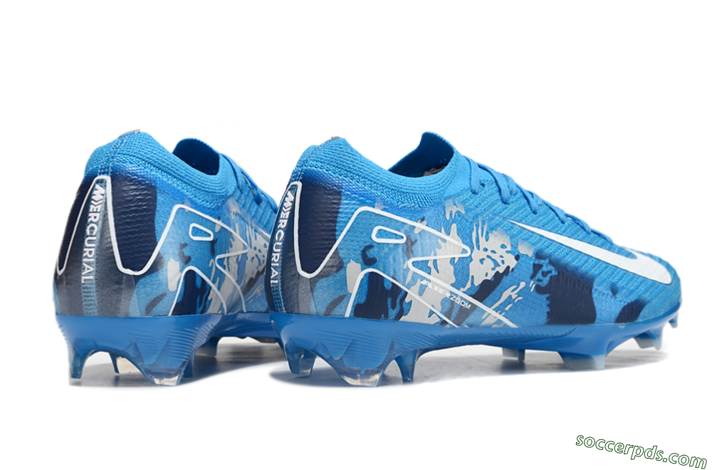 Nike Air Zoom Mercurial Vapor 16 Elite FG Low-Tops Football Boots - Blue/White 6