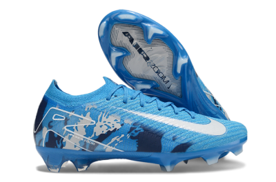 Nike Air Zoom Mercurial Vapor 16 Elite FG Low-Tops Football Boots - Blue/White