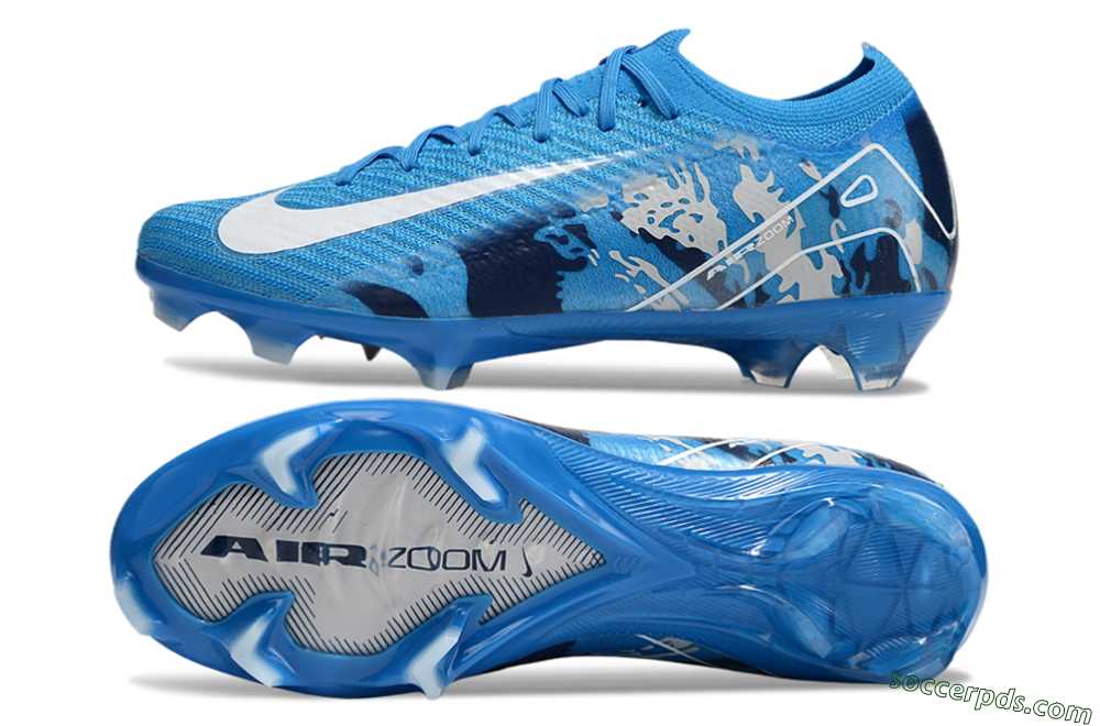 Nike Air Zoom Mercurial Vapor 16 Elite FG Low-Tops Football Boots - Blue/White 0