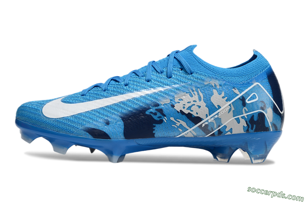 Nike Air Zoom Mercurial Vapor 16 Elite FG Low-Tops Football Boots - Blue/White 2