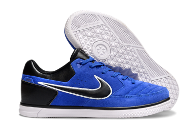 Nike Street Gato IC Low-Tops Football Shoes - Blue/Black/White