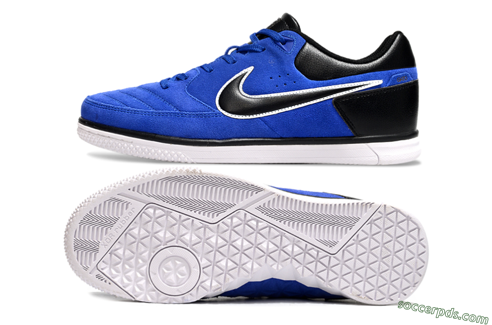Nike Street Gato IC Low-Tops Football Shoes - Blue/Black/White 0