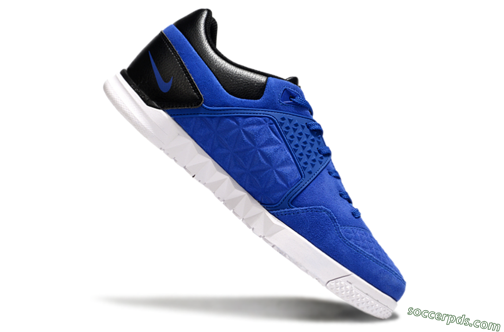 Nike Street Gato IC Low-Tops Football Shoes - Blue/Black/White 4