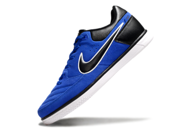 Nike Street Gato IC Low-Tops Football Shoes - Blue/Black/White