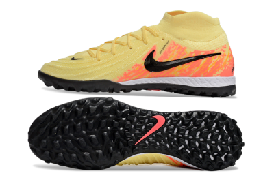 Nike Phantom Luna Elite NU TF High-Tops Football Shoes - Yellow/Black/Red