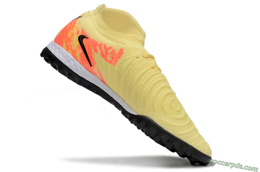 Nike Phantom Luna Elite NU TF High-Tops Football Shoes - Yellow/Black/Red 4
