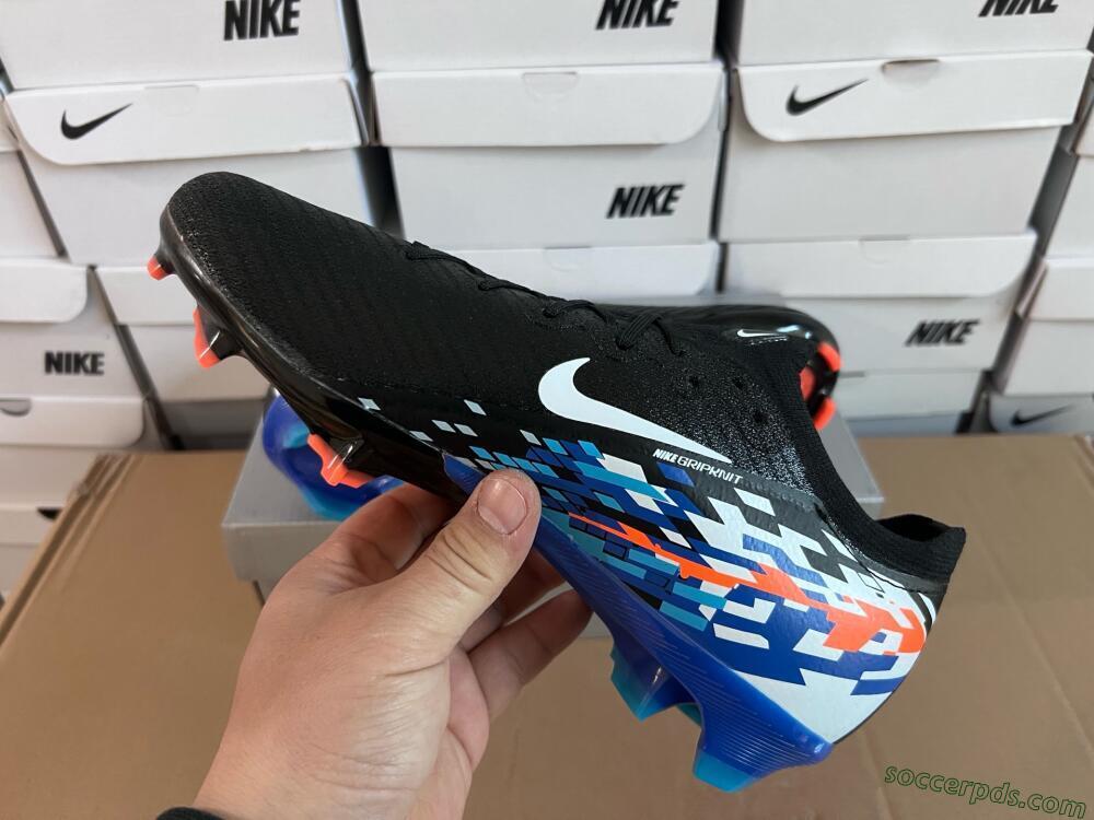 Nike Air Zoom Mercurial Vapor 16 Elite FG Low-Tops Football Boots - Black/Blue/Orange